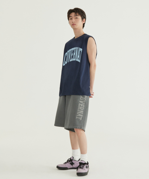 COVERNAT（カバーナット）の「クールコットンアーチロゴスリーブレスブラック（Tシャツ/カットソー・レディース・その他・SMALL/MEDIUM/LARGE/X-LARGE/XX-LARGE）」の7枚目の写真