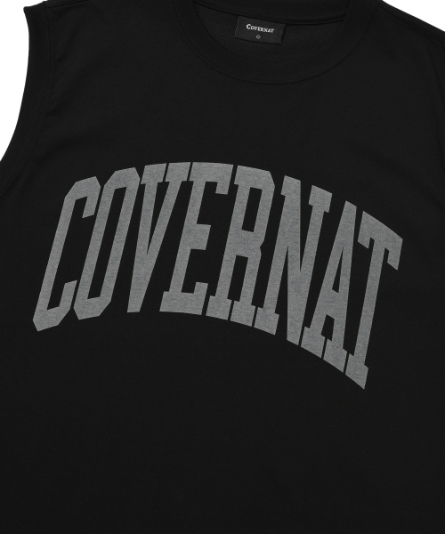 COVERNAT（カバーナット）の「クールコットンアーチロゴスリーブレスブラック（Tシャツ/カットソー・レディース・その他・SMALL/MEDIUM/LARGE/X-LARGE/XX-LARGE）」の10枚目の写真