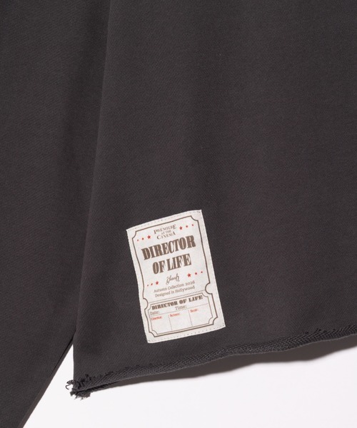 glamb(グラム)の「Ticket Tag Damage Sweat / チケットタグダメージスウェット(スウェット・メンズ・アイボリー/ブラック/グリーン・S/M/L)」の12枚目の写真