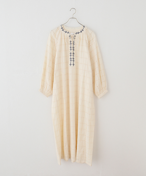 別注【SARA MALLIKA/サラマリカ】 EMBROIDERY DRESS（ワンピース