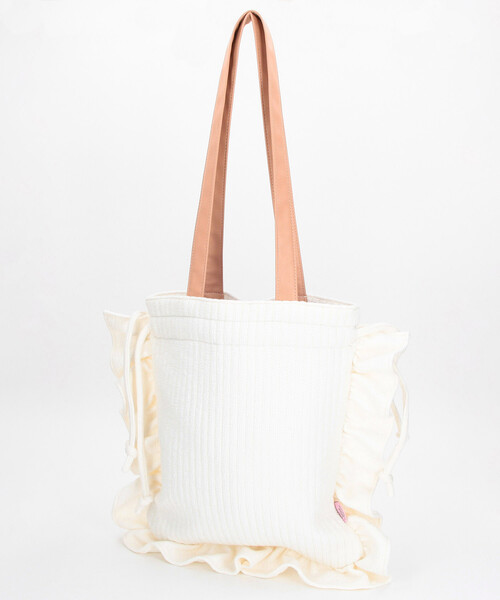 FREAK'S STORE(フリークスストア)の「Aya kawasaki for FREAK'S STORE/アヤカワサキ 【Beach & Festival】別注 キルティング巾着バッグ(ショルダーバッグ・レディース・キャメル/パープル/ナチュラル・ONE SIZE)」の5枚目の写真
