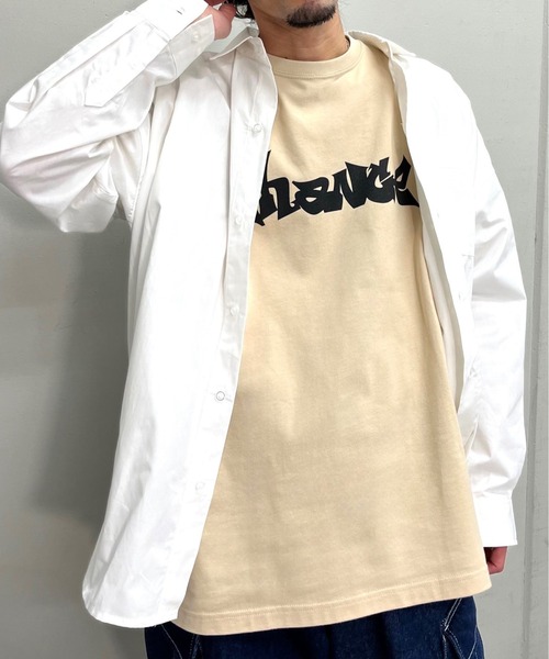 RGY（アールジーワイ）の「ビリヤード両面プリント ビッグシルエットTシャツ（Tシャツ/カットソー・メンズ・ブラック/ライトベージュ/ホワイト・LARGE/MEDIUM）」の9枚目の写真