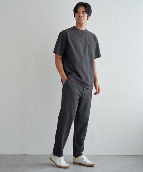 ikka(イッカ)の「【接触冷感】シアサッカーシャツT(Tシャツ/カットソー・メンズ・チャコール/ブルー/カーキ/ブラウン・XL/L/M/S)」の15枚目の写真