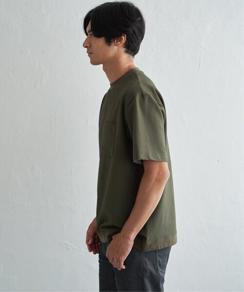 ikka(イッカ)の「【接触冷感】シアサッカーシャツT(Tシャツ/カットソー・メンズ・チャコール/ブルー/カーキ/ブラウン・XL/L/M/S)」の17枚目の写真