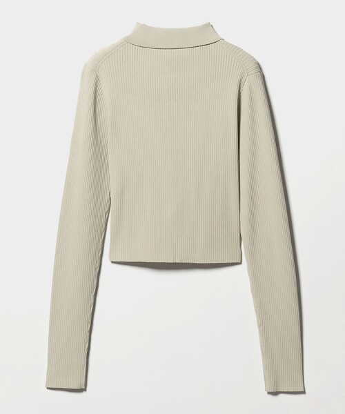 H BEAUTY&YOUTH UNITED ARROWS(エイチビューティーアンドユースユナイテッドアローズ)の「<H>レーヨンナイロン リブジップカーディガン(カーディガン/ボレロ・レディース・ブラック・FREE)」の7枚目の写真
