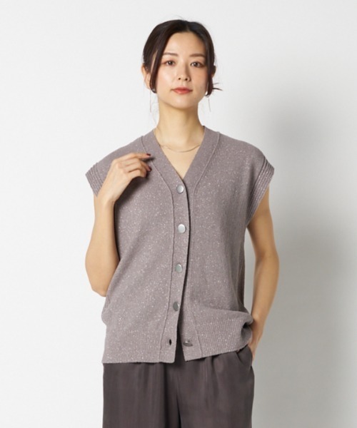 METAL BUTTON KNIT VEST（ベスト）｜HELIOPOLE（エリオポール）の