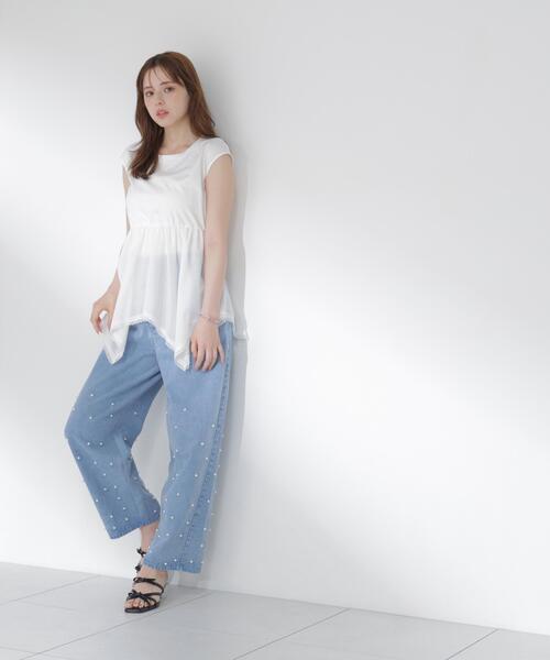 PROPORTION BODY DRESSING(プロポーションボディドレッシング)の「パールデニム / 1216237700(デニムパンツ・レディース・ブルー/ブルー系その他・P/S/MEDIUM)」の9枚目の写真
