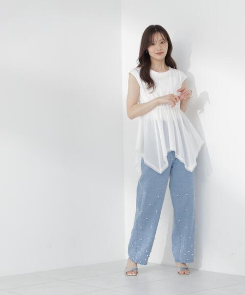 PROPORTION BODY DRESSING(プロポーションボディドレッシング)の「パールデニム / 1216237700(デニムパンツ・レディース・ブルー/ブルー系その他・P/S/MEDIUM)」の8枚目の写真