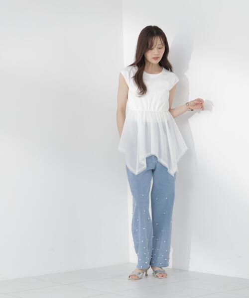 PROPORTION BODY DRESSING(プロポーションボディドレッシング)の「パールデニム / 1216237700(デニムパンツ・レディース・ブルー/ブルー系その他・P/S/MEDIUM)」の7枚目の写真