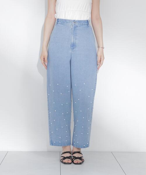 PROPORTION BODY DRESSING(プロポーションボディドレッシング)の「パールデニム / 1216237700(デニムパンツ・レディース・ブルー/ブルー系その他・P/S/MEDIUM)」の5枚目の写真