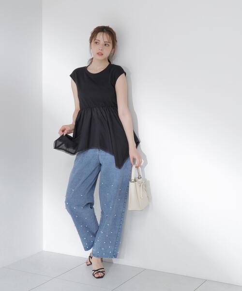 PROPORTION BODY DRESSING(プロポーションボディドレッシング)の「パールデニム / 1216237700(デニムパンツ・レディース・ブルー/ブルー系その他・P/S/MEDIUM)」の13枚目の写真