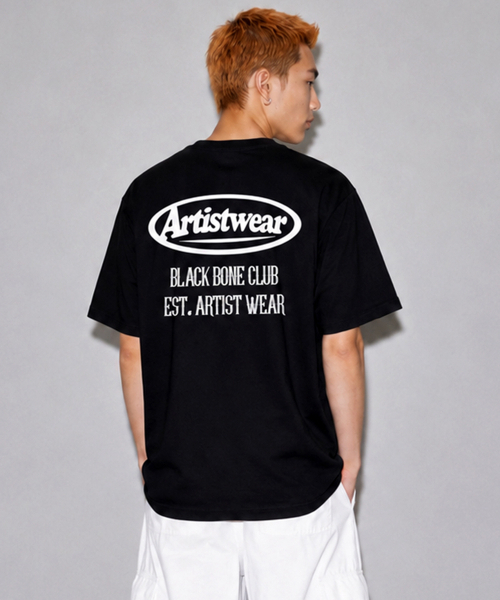 ARTISTWEAR（アーティストウェア）の「[ATW] ブラックボンクラブ 半袖Tシャツ - 2COLOR（Tシャツ/カットソー・レディース・ホワイト/ブラック・SMALL/MEDIUM/LARGE/X-LARGE/XX-LARGE/XXXX-LARGE）」の3枚目の写真