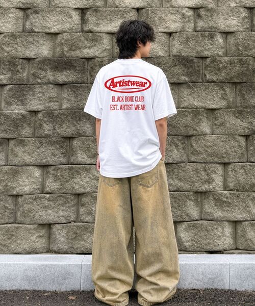ARTISTWEAR（アーティストウェア）の「[ATW] ブラックボンクラブ 半袖Tシャツ - 2COLOR（Tシャツ/カットソー・レディース・ホワイト/ブラック・SMALL/MEDIUM/LARGE/X-LARGE/XX-LARGE/XXXX-LARGE）」の6枚目の写真