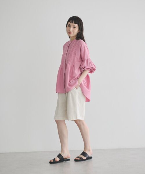 GARAGE OF GOOD CLOTHING(ガレージオブグッドクロージング)の「リネンクロスショートパンツ(その他パンツ・レディース・ホワイト系その他2/ベージュ・FREE)」の18枚目の写真