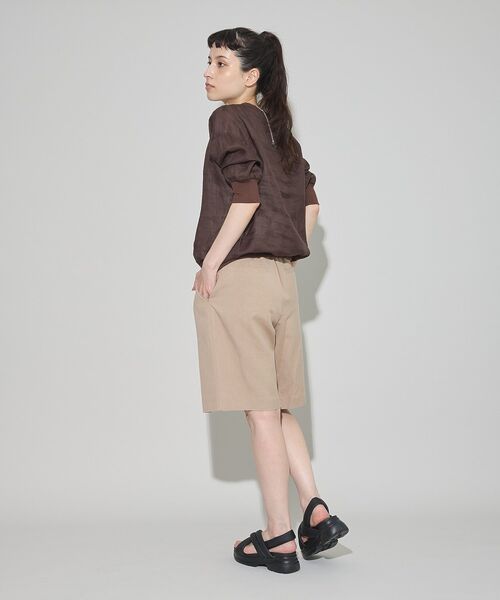 GARAGE OF GOOD CLOTHING(ガレージオブグッドクロージング)の「リネンクロスショートパンツ(その他パンツ・レディース・ホワイト系その他2/ベージュ・FREE)」の19枚目の写真