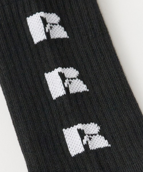Russell Athletic(ラッセルアスレティック)の「RUSSELL ATHLETIC / ラッセルアスレティック Russell Three Logo Socks ブランドロゴ ソックス ジャガード 靴下 メンズ 2026年 夏 夏服(ソックス/靴下・メンズ・グレー/ホワイト/ブラック・FREE)」の17枚目の写真
