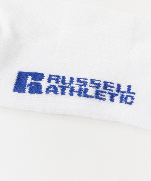 Russell Athletic(ラッセルアスレティック)の「RUSSELL ATHLETIC / ラッセルアスレティック Russell Three Logo Socks ブランドロゴ ソックス ジャガード 靴下 メンズ 2026年 夏 夏服(ソックス/靴下・メンズ・グレー/ホワイト/ブラック・FREE)」の11枚目の写真