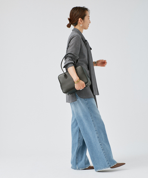 VERMEIL par iena(ヴェルメイユパーイエナ)の「Glen Check ボウブラウス(シャツ/ブラウス・レディース・その他4/その他1・FREE)」の4枚目の写真