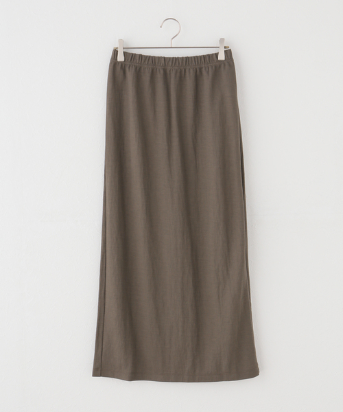 Spick & Span（スピックアンドスパン）の「《セットアップ可》スムースフィールイージースカート（スカート・レディース・ブラウン/ブラック・38/36）」の16枚目の写真