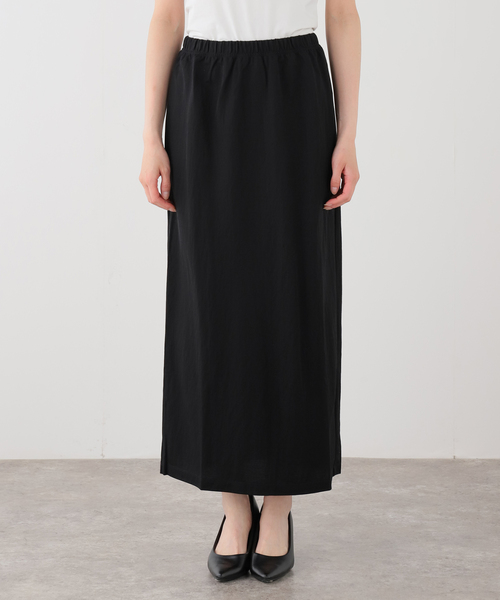 Spick & Span（スピックアンドスパン）の「《セットアップ可》スムースフィールイージースカート（スカート・レディース・ブラウン/ブラック・38/36）」の18枚目の写真