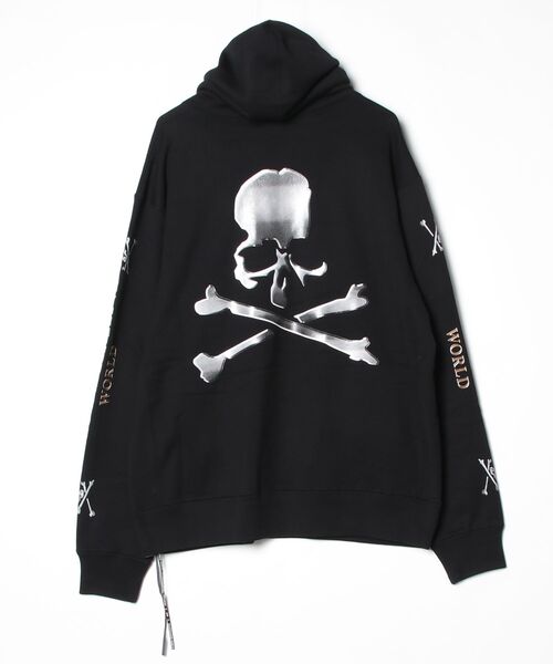 mastermind JAPAN(マスターマインド)の「ALL OVER METALLIC SKULL HOODIE(パーカー・メンズ・ピンク/イエロー/ブラック・XL)」の5枚目の写真