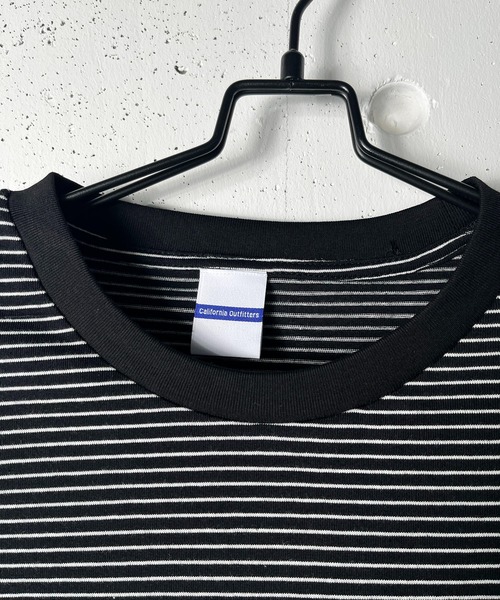 CALIFORNIA OUTFITTERS(カリフォルニア アウトフィッターズ)の「6C55 ボーダーワイド ドロスト Tシャツ(Tシャツ/カットソー・メンズ・グレー/ホワイト/ブラック/アイボリー・FREE)」の17枚目の写真