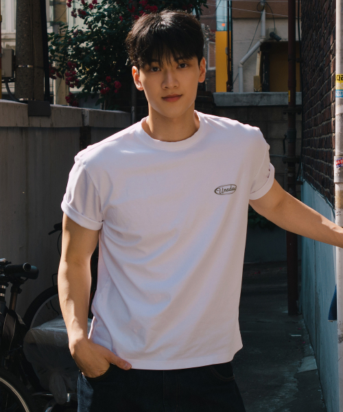 MINDBRIDGE（マインドブリッジ）の「[UNS]エアクール_グラフィックセミオーバーフィット半袖Tシャツ - 2カラー（Tシャツ/カットソー・メンズ・ホワイト/ブラウン・100/105/110/95）」の5枚目の写真