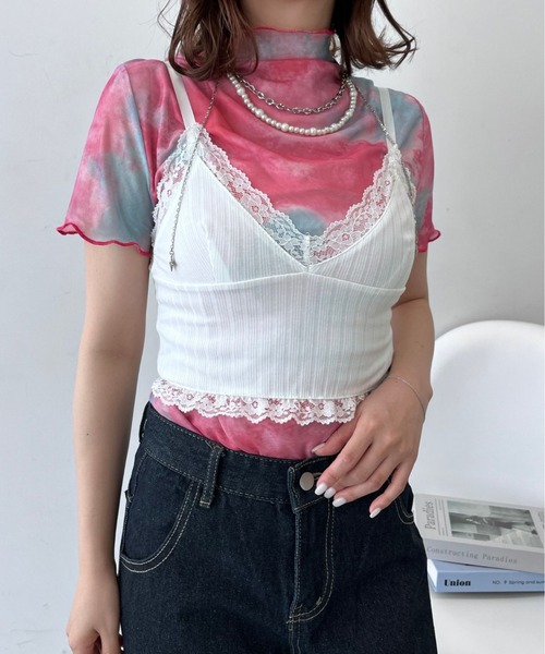 mul.(ムル)の「半袖メロウシアートップス(Tシャツ/カットソー・レディース・ピンク・FREE)」の8枚目の写真