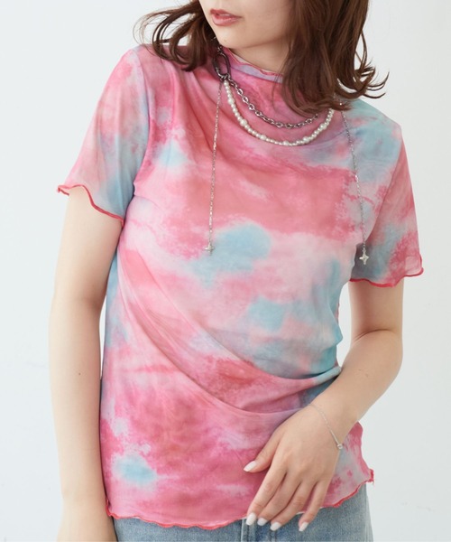 mul.(ムル)の「半袖メロウシアートップス(Tシャツ/カットソー・レディース・ピンク・FREE)」の5枚目の写真