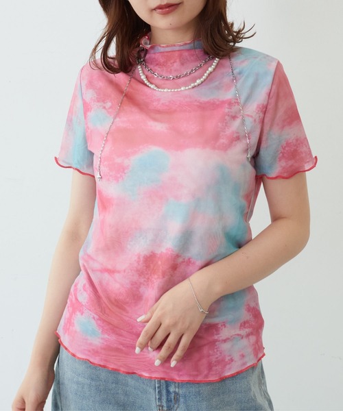 mul.(ムル)の「半袖メロウシアートップス(Tシャツ/カットソー・レディース・ピンク・FREE)」の6枚目の写真