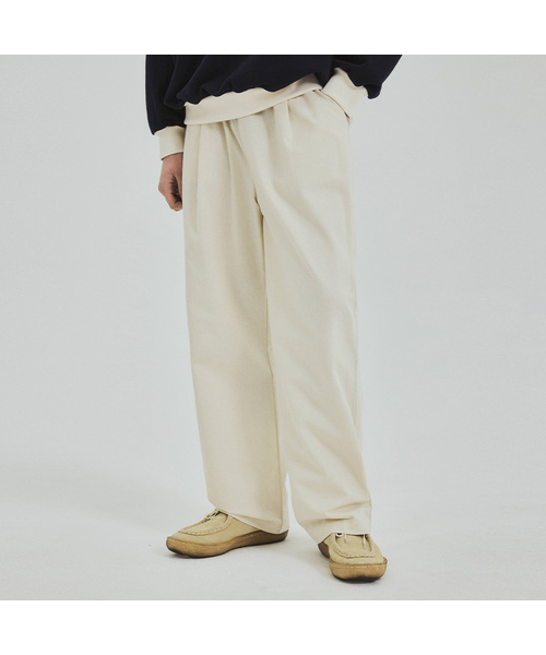 WEDNESDAY OASIS(ウェンズデーオアシス)の「イージーリネンセミワイドバンディングパンツ(7色)(その他パンツ・メンズ・Beige/ブラック/チャコール/Cream/カーキ/ネイビー/ホワイト・MEDIUM/LARGE/X-LARGE)」の7枚目の写真
