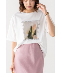 M.deux | フラワーフォトTシャツ(Tシャツ/カットソー)