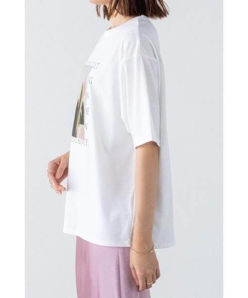 M.deux(エムドゥ)の「フラワーフォトTシャツ(Tシャツ/カットソー・レディース・ホワイト系その他/ホワイト系その他2・MEDIUM)」の13枚目の写真