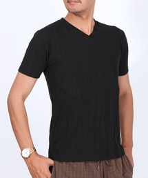 半袖VネックTシャツ