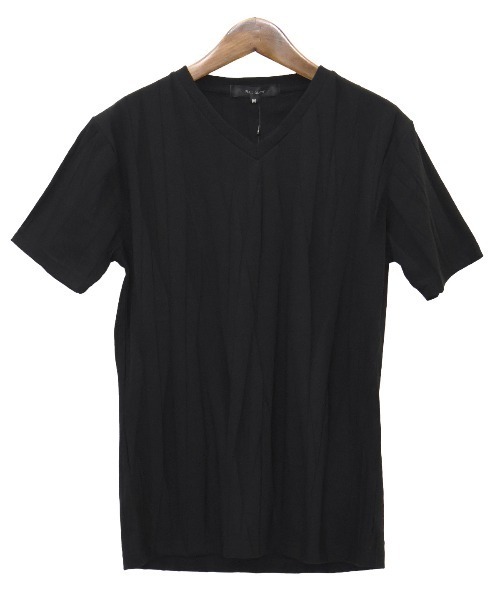 LUXSTYLE(ラグスタイル)の「半袖VネックTシャツ(Tシャツ/カットソー・メンズ・ブラック/チャコール/ホワイト・S/XL/L/M)」の16枚目の写真