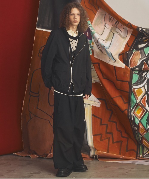 MAISON SPECIAL（メゾンスペシャル）の「《UNISEX》Raglan Yoke Switching Prime-Over Long Sleeve Shirt/ラグランヨーク切替プライムオーバーロングスリーブシャツ【MAISON SPECIAL/メゾンスペシャル】（シャツ/ブラウス・メンズ・ブラック/グレイッシュベージュ/その他1/オフホワイト/カーキ/チャコールグレー・1/0/2）」の15枚目の写真