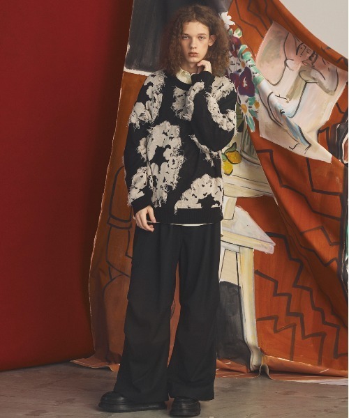 MAISON SPECIAL（メゾンスペシャル）の「《UNISEX》Raglan Yoke Switching Prime-Over Long Sleeve Shirt/ラグランヨーク切替プライムオーバーロングスリーブシャツ【MAISON SPECIAL/メゾンスペシャル】（シャツ/ブラウス・メンズ・ブラック/グレイッシュベージュ/その他1/オフホワイト/カーキ/チャコールグレー・1/0/2）」の13枚目の写真