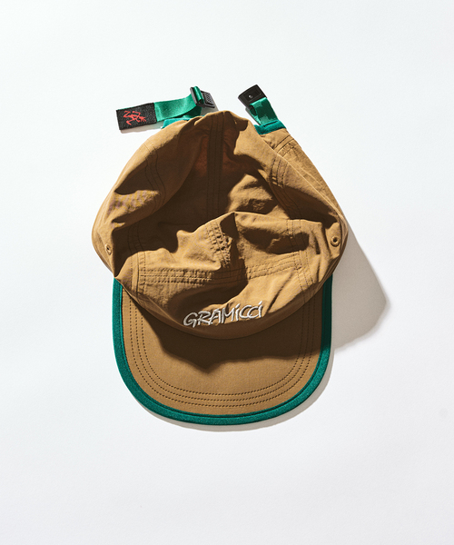 417 EDIFICE(フォーワンセブンエディフィス)の「GRAMICCI / グラミチ NYLON GRAMICCI CAP(キャップ・メンズ・キャメル/グリーン/オレンジ/カーキ・FREE)」の1枚目の写真
