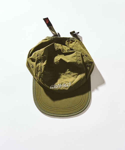 417 EDIFICE(フォーワンセブンエディフィス)の「GRAMICCI / グラミチ NYLON GRAMICCI CAP(キャップ・メンズ・キャメル/グリーン/オレンジ/カーキ・FREE)」の2枚目の写真