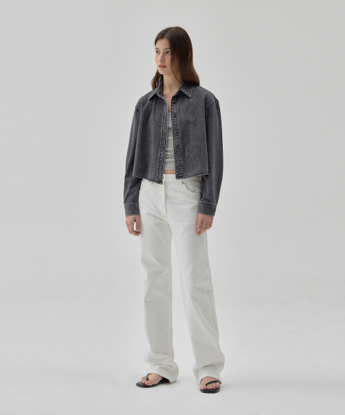 RYUL+WAI(リュルアンドワイ)の「デニムクラシックロングパンツホワイトR6(デニムパンツ・レディース・その他・SMALL/MEDIUM)」の3枚目の写真