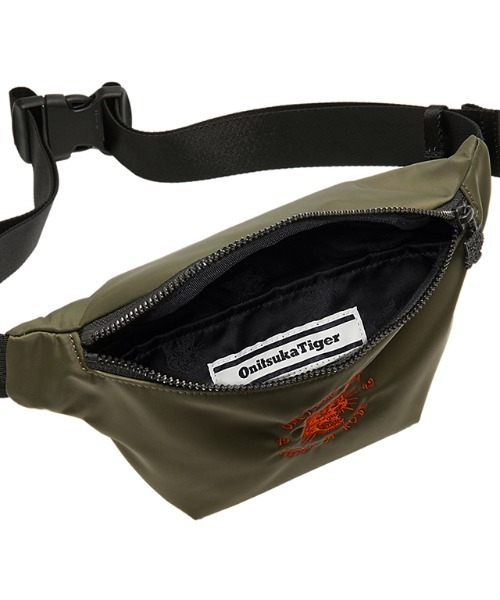Onitsuka Tiger(オニツカタイガー)の「WAIST POUCH / ウェストポーチ(ショルダーバッグ・レディース・カーキ/ブラック・OS)」の7枚目の写真
