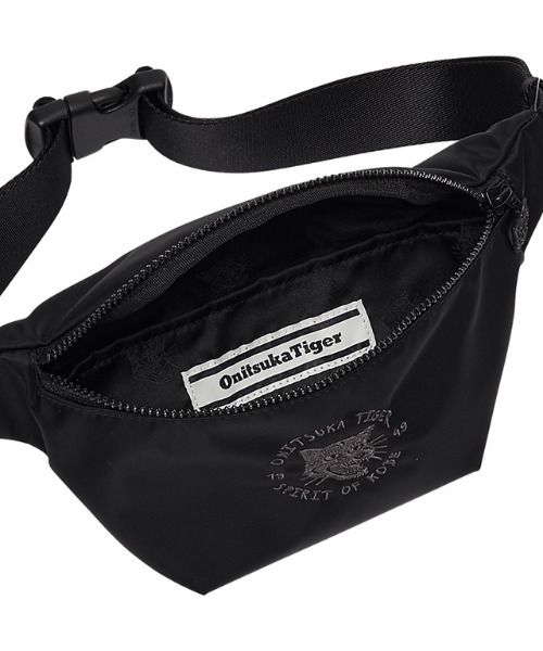 Onitsuka Tiger(オニツカタイガー)の「WAIST POUCH / ウェストポーチ(ショルダーバッグ・レディース・カーキ/ブラック・OS)」の3枚目の写真