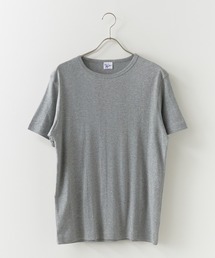 R.P.miller/ミラー パネルリブ 半袖 ベーシック Tシャツ