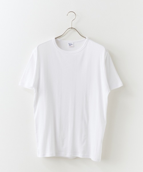 MILLER(ミラー)の「R.P.miller/ミラー パネルリブ 半袖 ベーシック Tシャツ(Tシャツ/カットソー・レディース・ホワイト/ブラック/グレー系2・LL/L/M)」の2枚目の写真