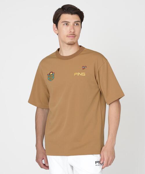 PING(ピン)の「【PING APPAREL】タックリバー半袖Tシャツ (MENS)(Tシャツ/カットソー・メンズ・ベージュ/ホワイト/ネイビー/ブルー・LL/M/L/S)」の3枚目の写真