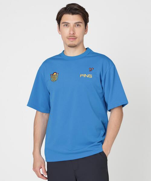 PING(ピン)の「【PING APPAREL】タックリバー半袖Tシャツ (MENS)(Tシャツ/カットソー・メンズ・ベージュ/ホワイト/ネイビー/ブルー・LL/M/L/S)」の4枚目の写真