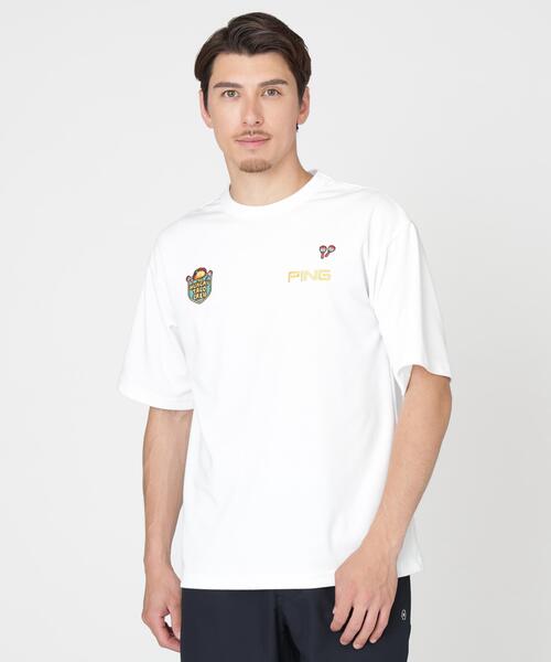 PING(ピン)の「【PING APPAREL】タックリバー半袖Tシャツ (MENS)(Tシャツ/カットソー・メンズ・ベージュ/ホワイト/ネイビー/ブルー・LL/M/L/S)」の5枚目の写真