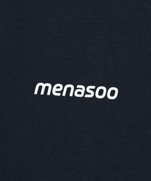 MENASOO(ミナス)の「Unisex Symbol Sorona Basic T Shirt_Navy(Tシャツ/カットソー・レディース・ネイビー・1/2)」の16枚目の写真
