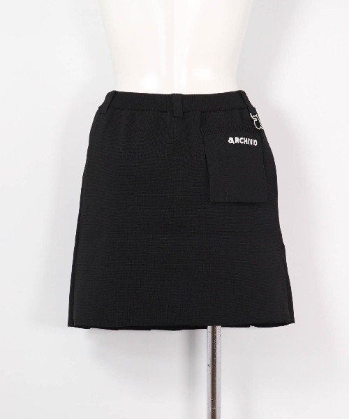 archivio(アルチビオ)の「<LADIES>レースプリーツニットスカート(スカート・レディース・ブラック/レッド/ホワイト・M/S)」の10枚目の写真