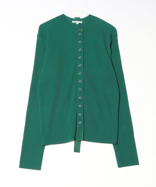 kotohayokozawa(コトハヨコザワ)の「CRISP SNAP CARDIGAN TDX6A-CRSP03(カーディガン/ボレロ・レディース・グレー/ネイビー/グリーン/ブラック・MEDIUM/SMALL)」の3枚目の写真